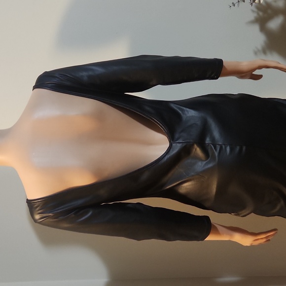 Liquid Spandex Midi Dress, Size 10 - Picture 5 of 5